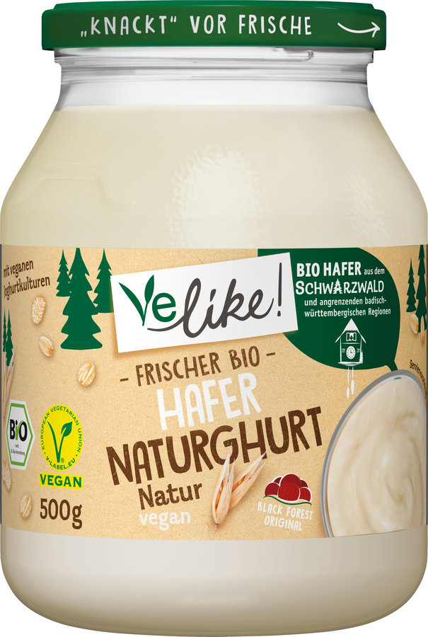 6950VeLike! Oat Yoghurt Natural (500g)