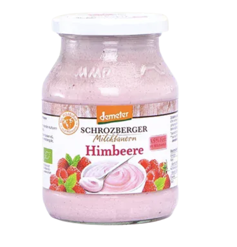 7306Schrozberger Bio-Joghurt Himbeere 3,5% (500g)