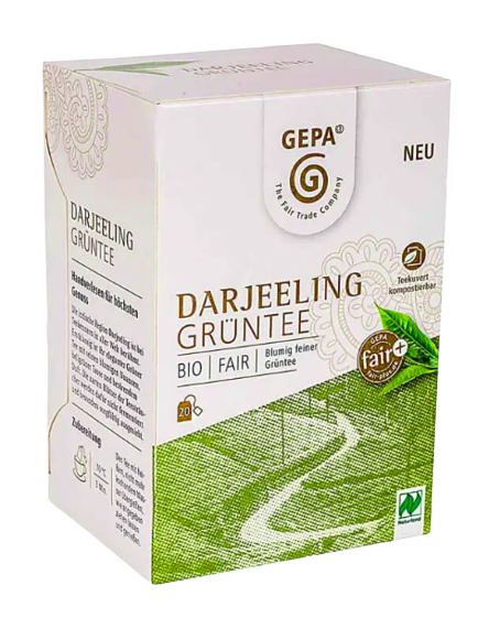 8402Bio Darjeeling Green Tea (5×20 bags)