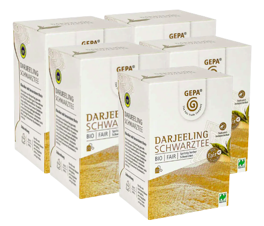 8408Bio Darjeeling Black Tea (5×20 bags)