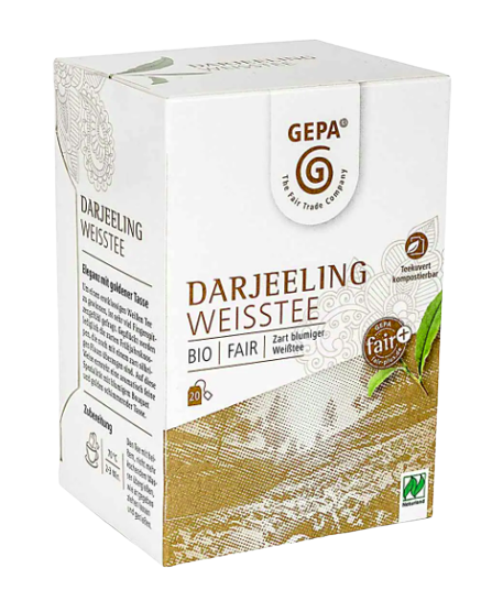 8410Bio Darjeeling White Tea (5×20 bags)
