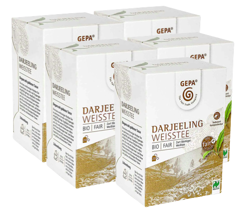 8412Bio Darjeeling White Tea (5×20 bags)