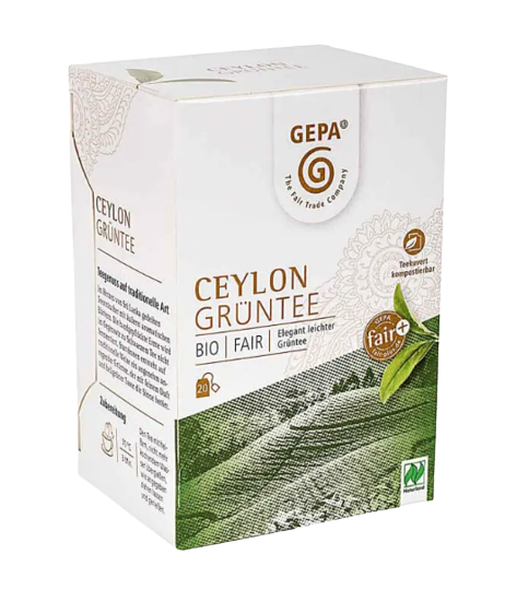 8312Bio Ceylon Green Tea (5×20 bags)