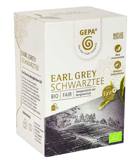 8251Bio Earl Grey Black Tea (5×20 bags)